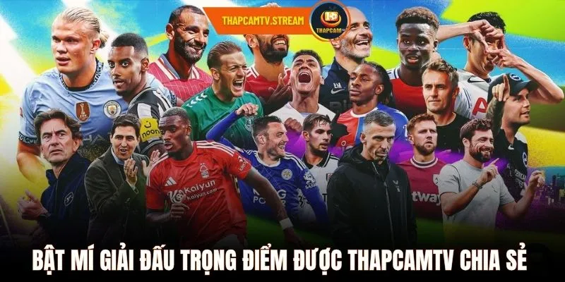 Bật mí giải đấu trọng điểm được ThapcamTV chia sẻ