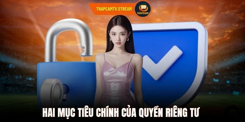 Hai mục tiêu chính của quyền riêng tư